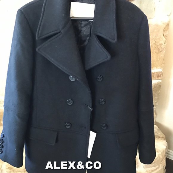 NWT ZARA STUDIO $279 DOUBLE BREASTED WOOL COAT PARKA JACKET 8088/785 - Picture 5 of 9